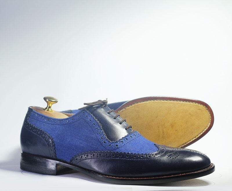 Bkolouuoe Shoe Leather Wing Tip Shoes for Men Mens Kuwait