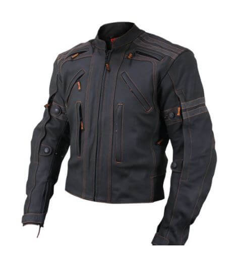 Stylish Men’s Vulcan VTZ-910 Motorbike Street Leather Jacket - theleathersouq