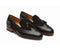 Super Hot Men's Handmade Tassel & Brogue Loafer black Leather & Suede Dress Shoes - theleathersouq