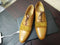 Men's Handmade Tan leather & Suede Cap Toe Lace Up Dress Fashion Shoes - theleathersouq