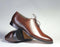 Handmade Men’s Brown Color Leather Shoes, Men Brogue Lace Up Dress Formal Shoes - theleathersouq