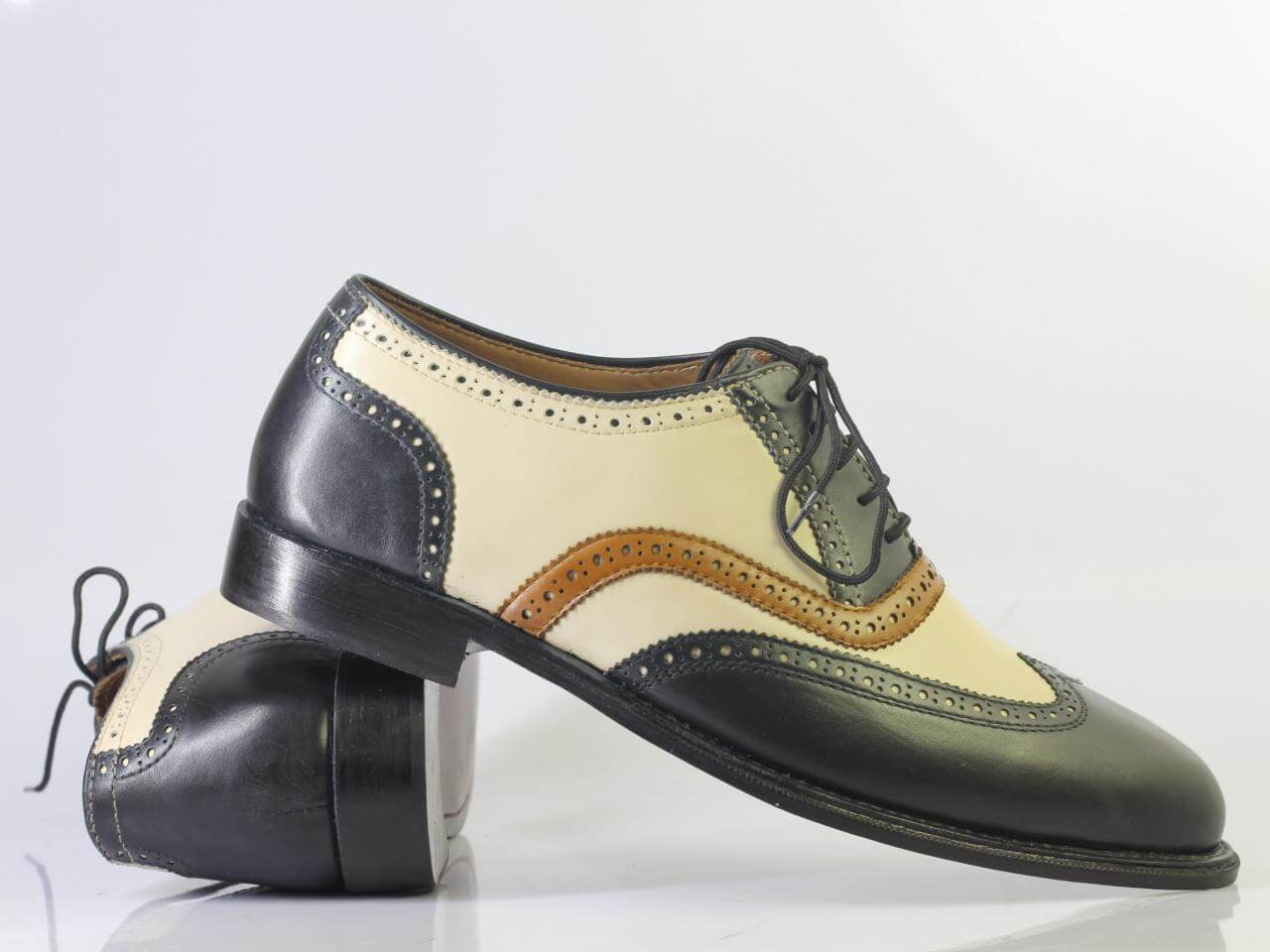 Handmade Men's Multi Color formal shoes, Men leather Brogue Dress Fashion shoes - theleathersouq