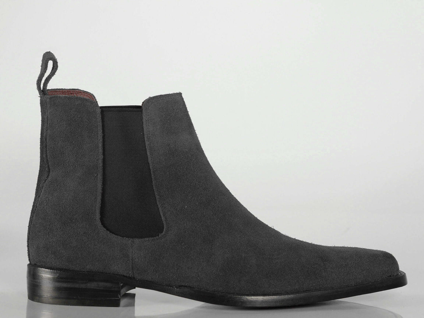 New Handmade Men's black Suede Chelsea Boots, Men Ankle Boots, Men Designer Boots - theleathersouq