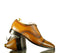 Handmade Men's Brown Leather Cap Toe Lace Up Shoes, Men Dress Formal Shoes