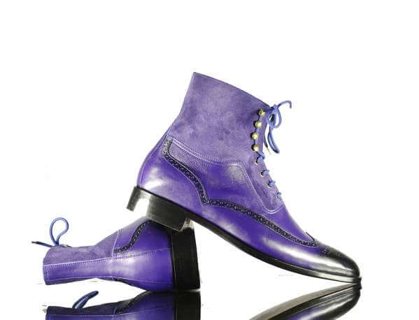 Michael kors store boots mens purple