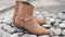 Awesome Handmade Men's Tan Suede Designer Zipper Boots, Men Fashion Ankle Boots